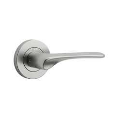 Modern Door Handle Design: Sleek Lever with Transparent Background.