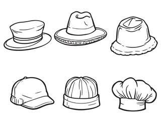 Fashion Tops Line Art Design