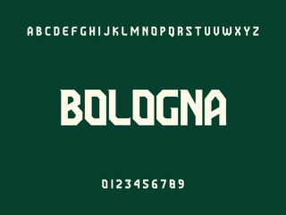 Robust and modern sans-serif font displaying 