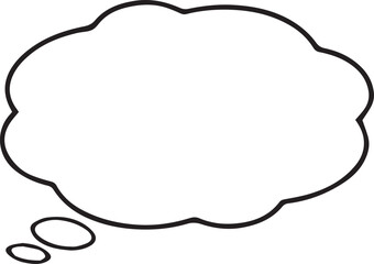 Hand Drawn Comic Speech Bubble– Vector Doodle Style Talk, Thought & Chat Balloons
