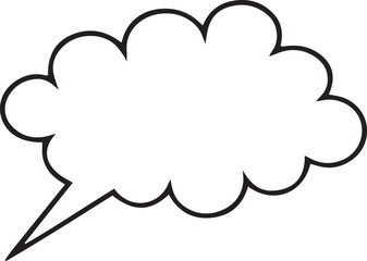 Hand Drawn Comic Speech Bubble– Vector Doodle Style Talk, Thought & Chat Balloons