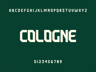 Strong and modern sans-serif font showcasing 