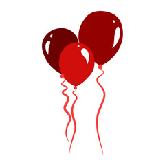 Red balloons