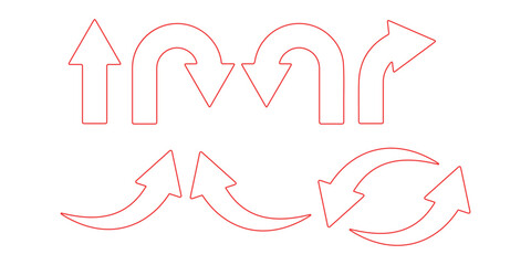 black curve arrow icon on transparent background. flat style. arrow icon for your web site design, logo, app, UI. arrow indicated the direction symbol. curved arrow sign. EPS 10.