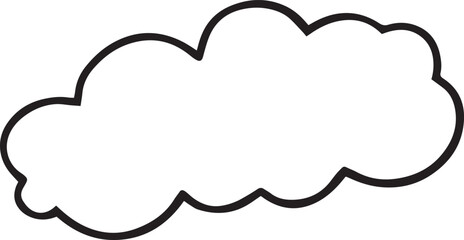 Hand Drawn Comic Speech Bubble– Vector Doodle Style Talk, Thought & Chat Balloons