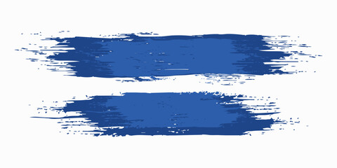 Abstract Blue and White Grunge Background with Halftone Style. Brush Stroke Illustration for Banner, Poster or Sports.