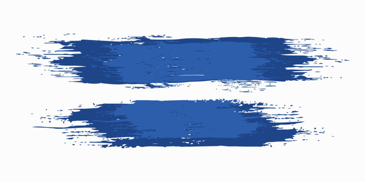 Abstract Blue and White Grunge Background with Halftone Style. Brush Stroke Illustration for Banner, Poster or Sports.