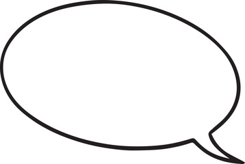 Hand Drawn Comic Speech Bubble– Vector Doodle Style Talk, Thought & Chat Balloons