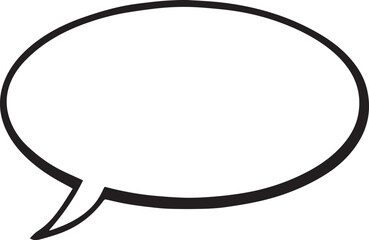 Hand Drawn Comic Speech Bubble– Vector Doodle Style Talk, Thought & Chat Balloons