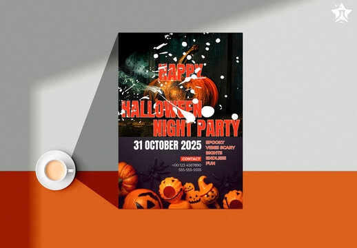 Halloween Flyer Layout
