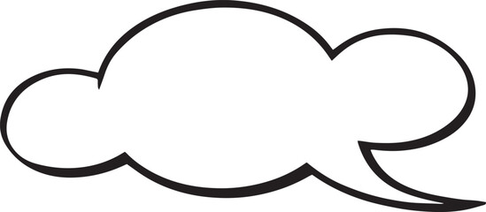  Hand Drawn Comic Speech Bubble – Vector Doodle Style Talk, Thought & Chat Balloons