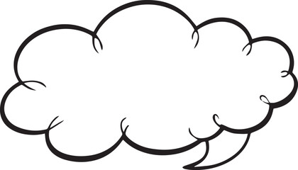  Hand Drawn Comic Speech Bubble – Vector Doodle Style Talk, Thought & Chat Balloons