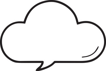  Hand Drawn Comic Speech Bubble – Vector Doodle Style Talk, Thought & Chat Balloons