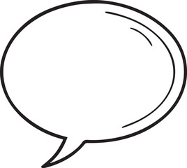  Hand Drawn Comic Speech Bubble – Vector Doodle Style Talk, Thought & Chat Balloons