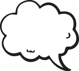  Hand Drawn Comic Speech Bubble – Vector Doodle Style Talk, Thought & Chat Balloons