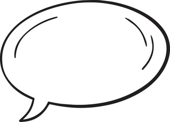  Hand Drawn Comic Speech Bubble – Vector Doodle Style Talk, Thought & Chat Balloons