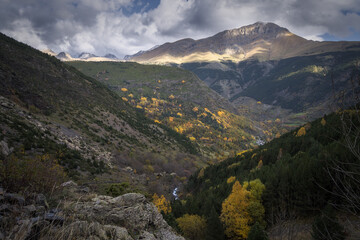 Captivating Autumn Hues Blanket Vall Fosca in Pallars Jussa, Catalonia