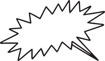  Hand Drawn Comic Speech Bubble – Vector Doodle Style Talk, Thought & Chat Balloons