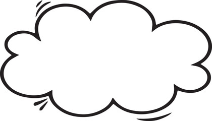  Hand Drawn Comic Speech Bubble – Vector Doodle Style Talk, Thought & Chat Balloons