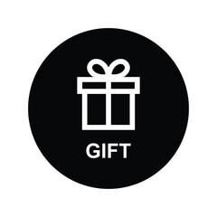 gift box symbol icon vector