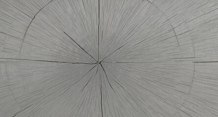 Fototapeta premium Concentric Texture. Gray Pattern of Radiating Lines and Surface Cracks.