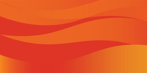 Orange abstract geometric shapes background. Dynamic sound wave. Design element. Vector illustration