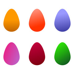 Vibrant colorful Easter eggs perfect for holiday marketing, design projects, or spring celebrations
