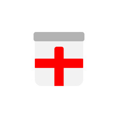 Obraz premium English flag icon design in a minimalist style, perfect for branding and patriotic concepts