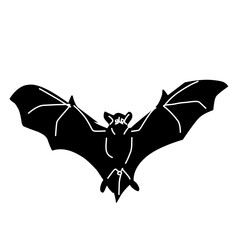 Halloween holiday bat silhouette