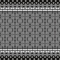 Abstract geometric tribal ethnic oriental ikat folklore diamonds traditional seamless pattern design for background carpet wallpaper clothing fabric wrapping 