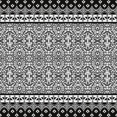 Abstract geometric tribal ethnic oriental ikat folklore diamonds traditional seamless pattern design for background carpet wallpaper clothing fabric wrapping 