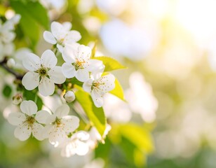 Fototapeta premium Spring blossoms in sunlight (2)