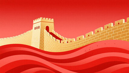 Obraz premium The Great Wall of China 