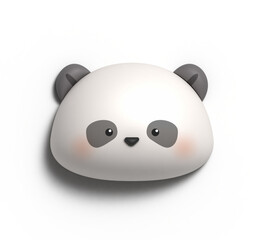 3d Render Panda illustration image © Darwin Vectorian