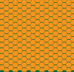 seamless pattern with honeycombs