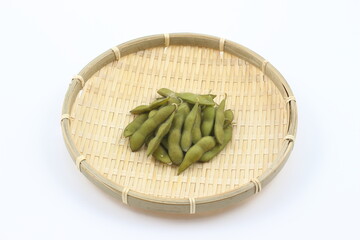 枝豆のシンプルで美しい写真