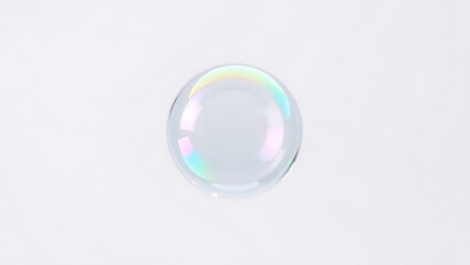 soap bubbles on blue background