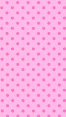Simple pink polka dot background