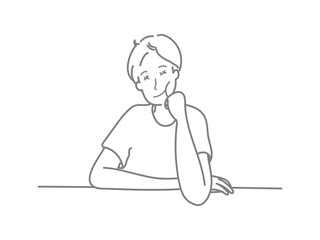 イラスト　男性　女性