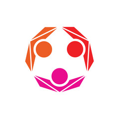 Community  network and social icon Vector
