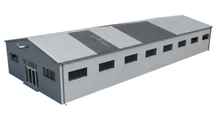 Isolated Industrial Building