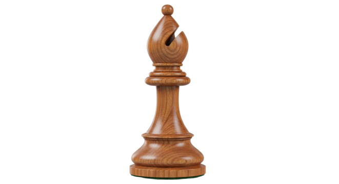Isolated Chess Bishop