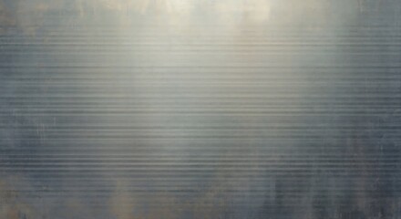 A neutral, muted gray surface displays horizontal lines, exhibiting subtle variations in tone and texture.