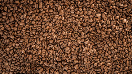 coffee, grain, beans, scattered, background, structure, wallpaper, pattern, real photo, brown, roasted, aromatic