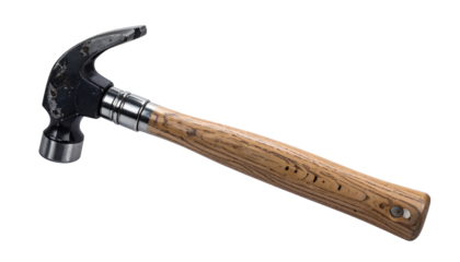  Crafting cutout hammer for design projects isolated on transparent background 