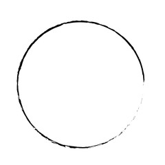 Simple black circle graphic design element.