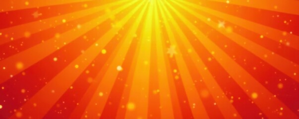 Fototapeta premium Abstract orange ray pattern, vector carnival theme , beam, shine