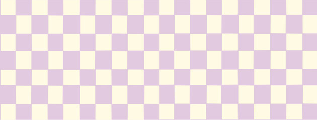 Check board seamless pattern background. Checkered board style. Chess Pattern. Grid geometric rectangle shape. Flat vector illustration 