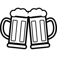 Abstract Geometric Pattern of Rectangles and Lines in Black and White