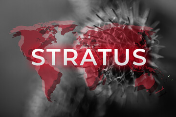 map of the world showing the spread of a disease like coronavirus. a new strain of coronavirus called stratus. Covid 2025, 2026. coronavirus pandemic future